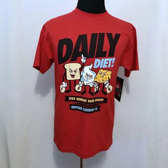 Hipstar NWT Red Graphic Shirt Men Various - Picture 2 of 10